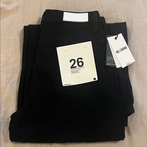 Re/Done iconic heritage silhouette black jeans